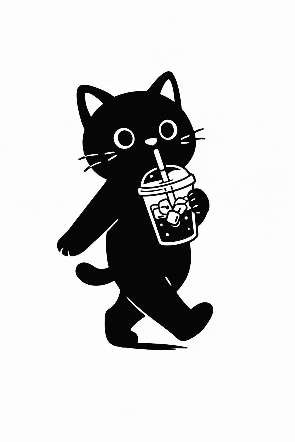 walking Cat Logo